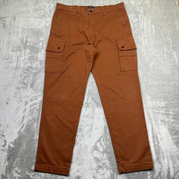 Levi Slim Tapered Men's Cargo Pants W36 Brown Casual Utility Grunge Chore Boho - Picture 1 of 11